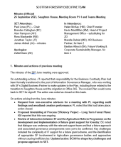 Scottish Forestry Executive Team (SFET) minutes - 26 September 2023